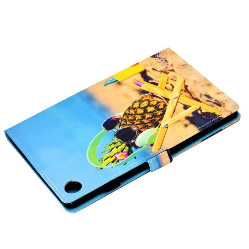 Custodia in pelle Samsung Galaxy Tab A8 (2021) Divertimento In Spiaggia