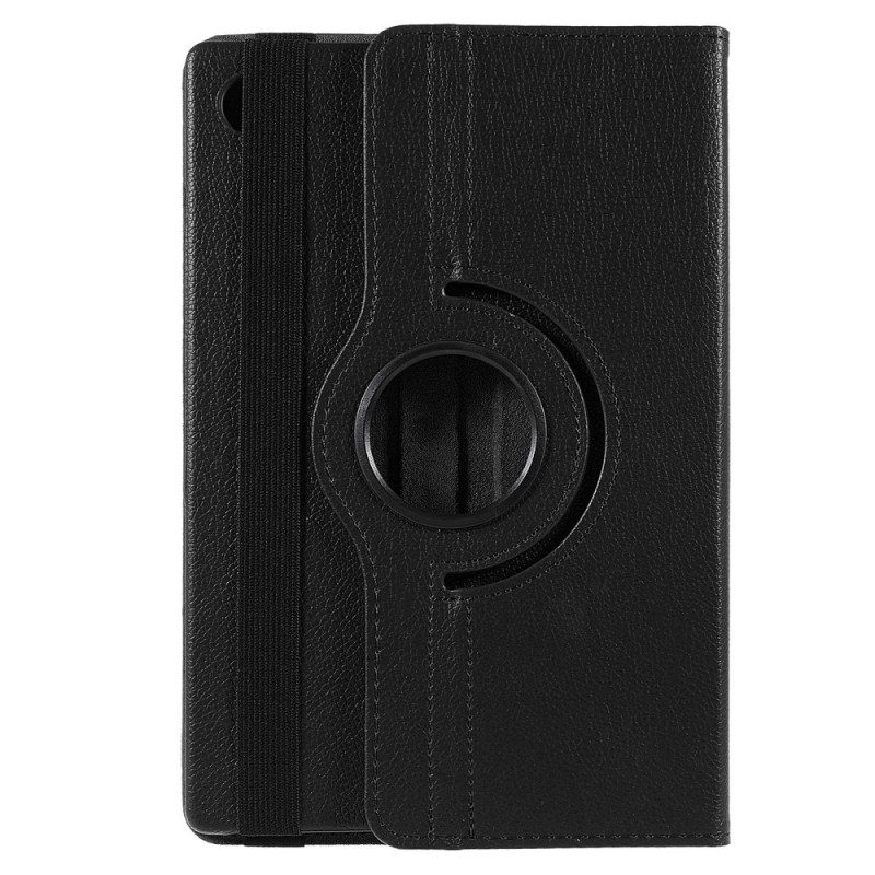 Custodia in pelle Samsung Galaxy Tab A8 (2021) Ecopelle Litchi Rotante A 360°