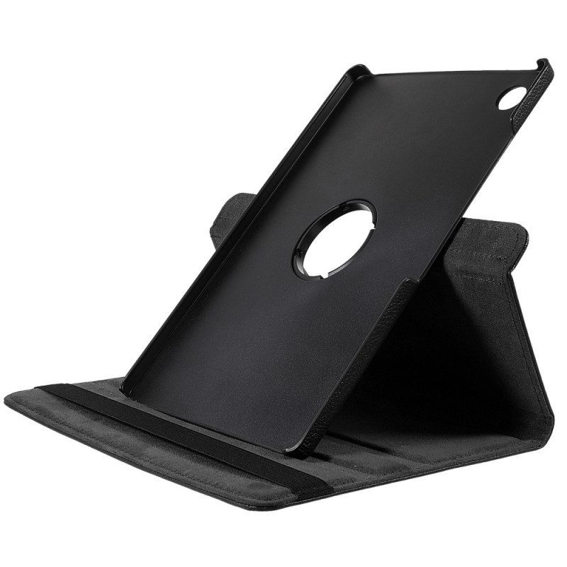 Custodia in pelle Samsung Galaxy Tab A8 (2021) Ecopelle Litchi Rotante A 360°