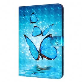 Custodia in pelle Samsung Galaxy Tab A8 (2021) Farfalle