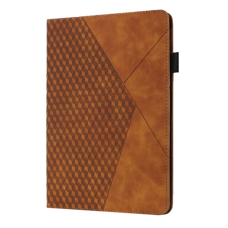 Custodia in pelle Samsung Galaxy Tab A8 (2021) Fascia Elastica Testurizzata