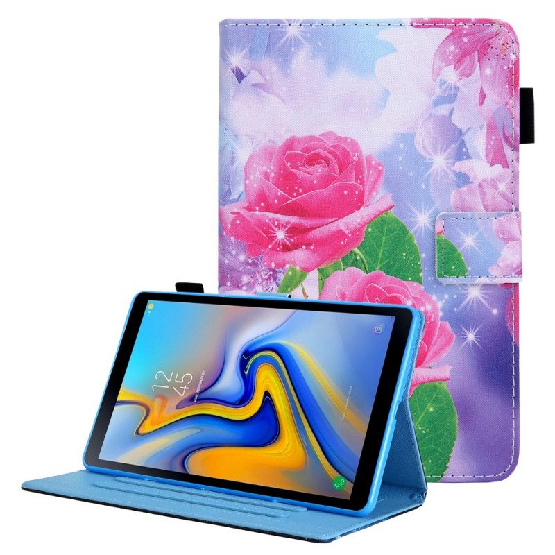 Custodia in pelle Samsung Galaxy Tab A8 (2021) Fiori Da Sogno