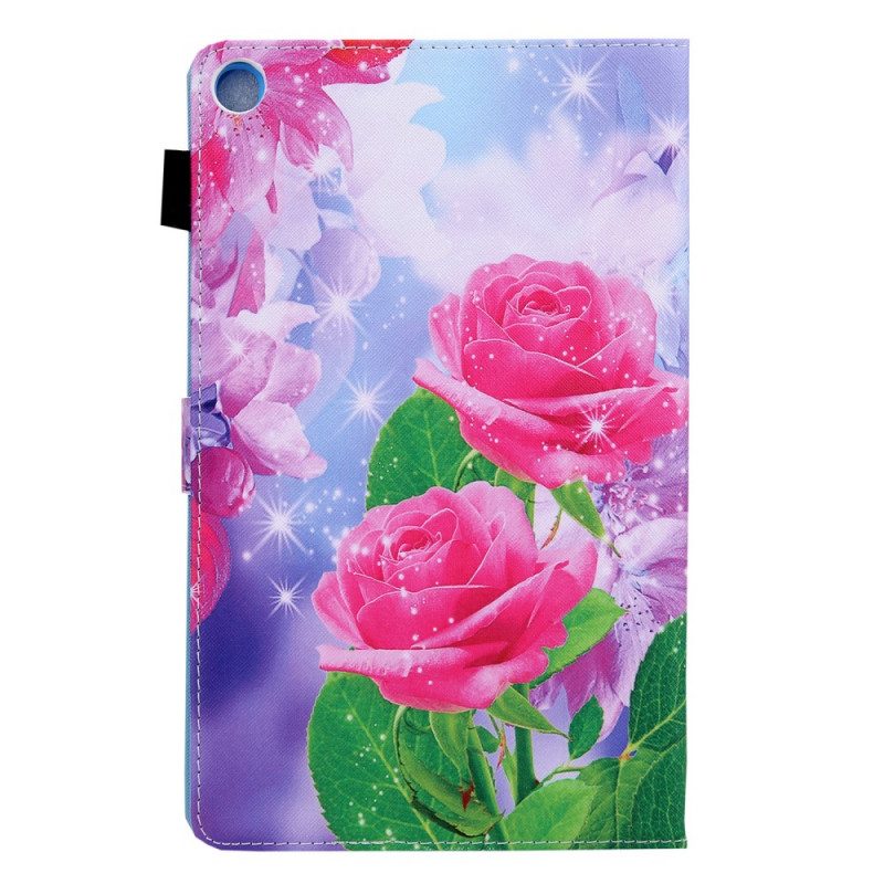 Custodia in pelle Samsung Galaxy Tab A8 (2021) Fiori Da Sogno