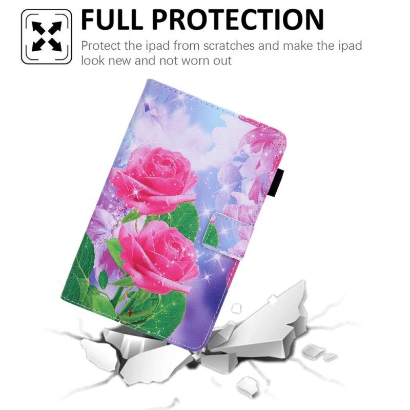 Custodia in pelle Samsung Galaxy Tab A8 (2021) Fiori Da Sogno