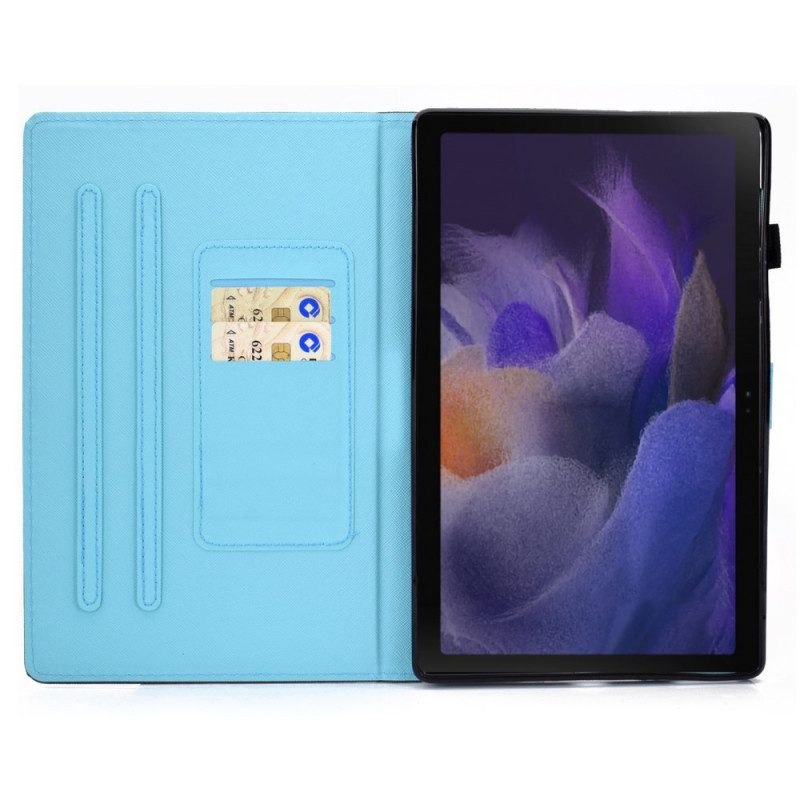 Custodia in pelle Samsung Galaxy Tab A8 (2021) Foresta Notturna