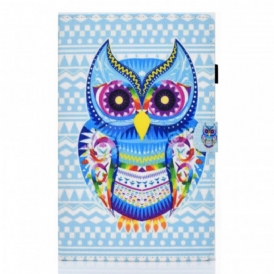Custodia in pelle Samsung Galaxy Tab A8 (2021) Gufo Tribale