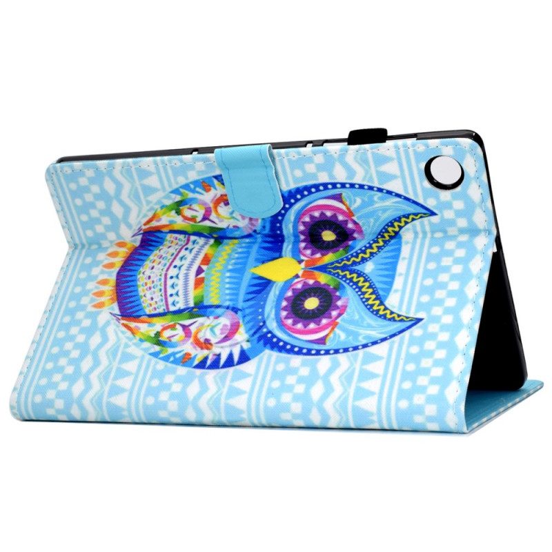 Custodia in pelle Samsung Galaxy Tab A8 (2021) Gufo Tribale