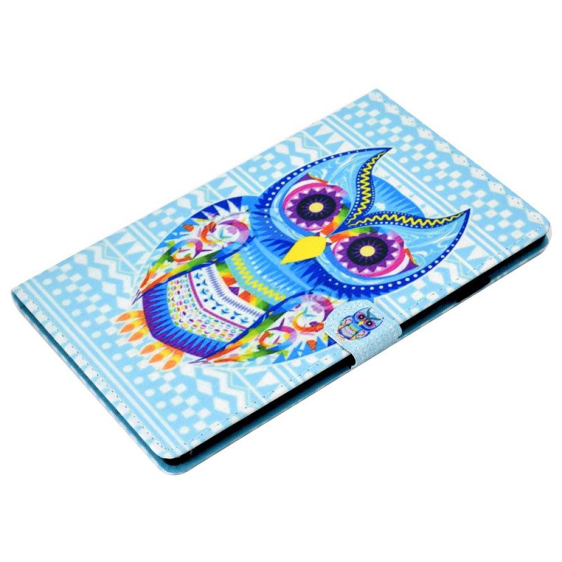 Custodia in pelle Samsung Galaxy Tab A8 (2021) Gufo Tribale