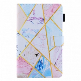 Custodia in pelle Samsung Galaxy Tab A8 (2021) Influenza Del Marmo