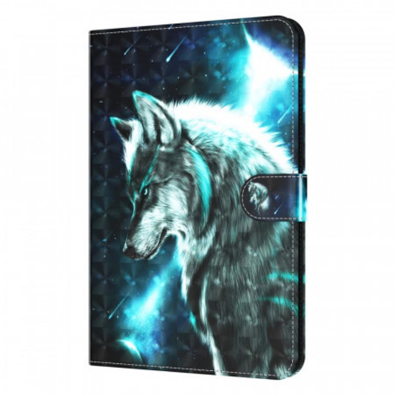 Custodia in pelle Samsung Galaxy Tab A8 (2021) Lupo Selvaggio