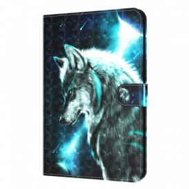 Custodia in pelle Samsung Galaxy Tab A8 (2021) Lupo Selvaggio
