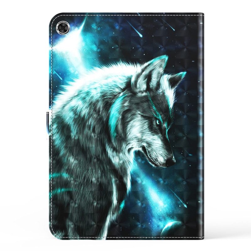 Custodia in pelle Samsung Galaxy Tab A8 (2021) Lupo Selvaggio