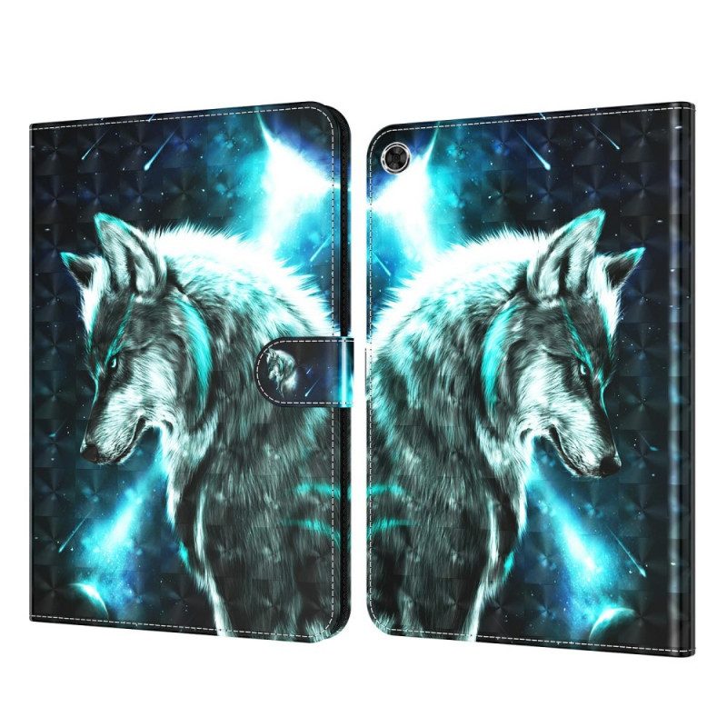 Custodia in pelle Samsung Galaxy Tab A8 (2021) Lupo Selvaggio