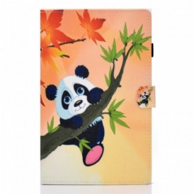 Custodia in pelle Samsung Galaxy Tab A8 (2021) Panda Carino