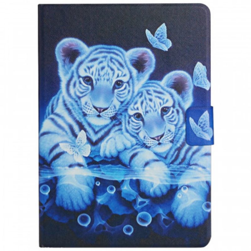Custodia in pelle Samsung Galaxy Tab A8 (2021) Tigri