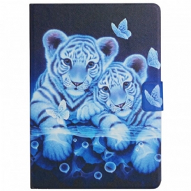 Custodia in pelle Samsung Galaxy Tab A8 (2021) Tigri