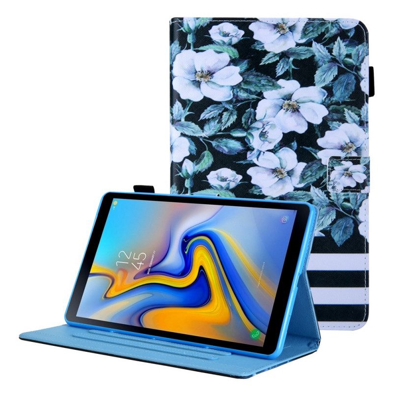 Folio Cover Samsung Galaxy Tab A8 (2021) Disegno Floreale