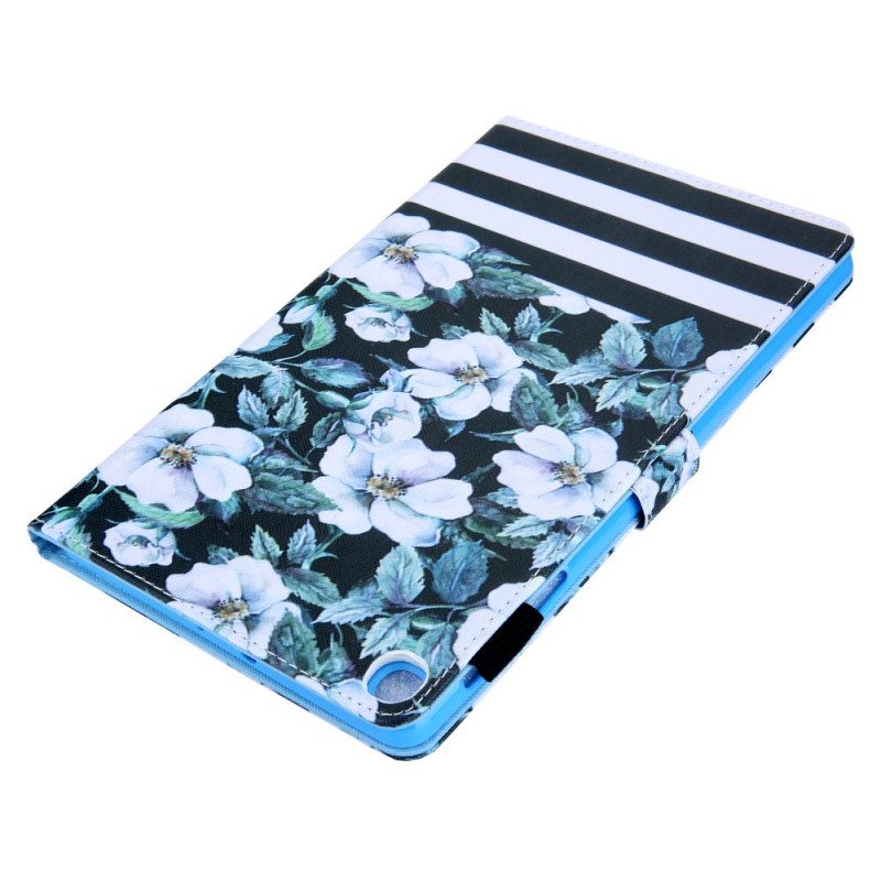 Folio Cover Samsung Galaxy Tab A8 (2021) Disegno Floreale