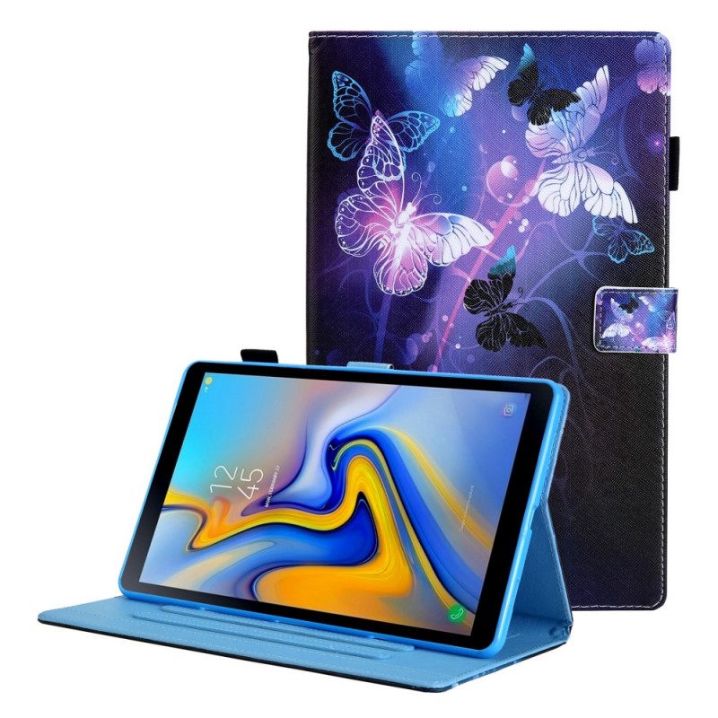 Folio Cover Samsung Galaxy Tab A8 (2021) Farfalle Magiche
