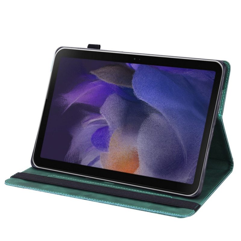 Folio Cover Samsung Galaxy Tab A8 (2021) Fiore Stilizzato