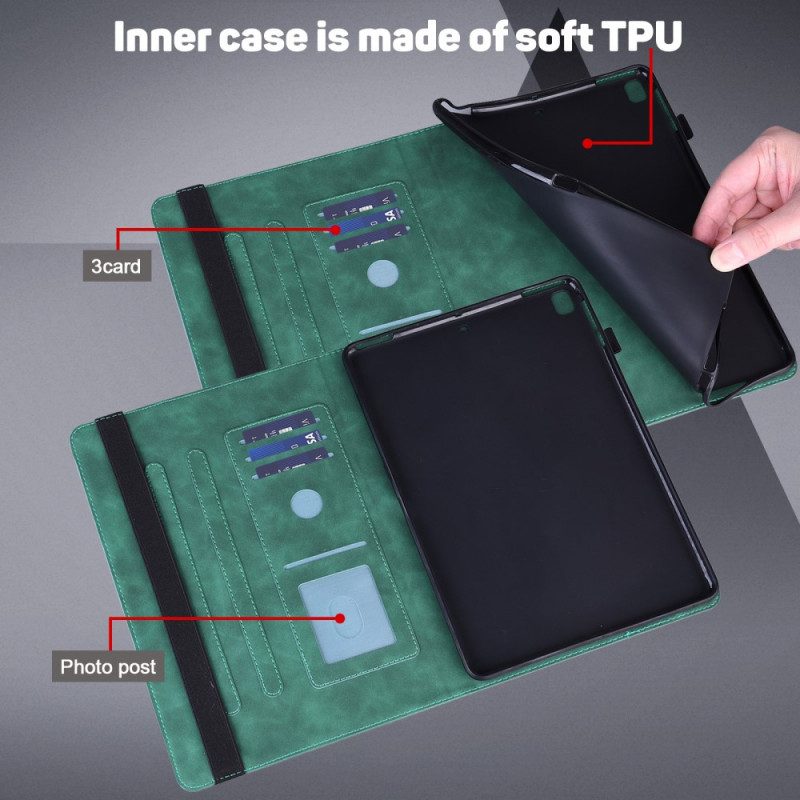 Folio Cover Samsung Galaxy Tab A8 (2021) Fiore Stilizzato