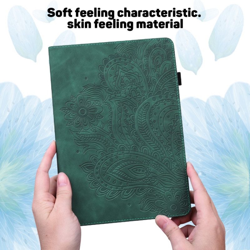 Folio Cover Samsung Galaxy Tab A8 (2021) Fiore Stilizzato
