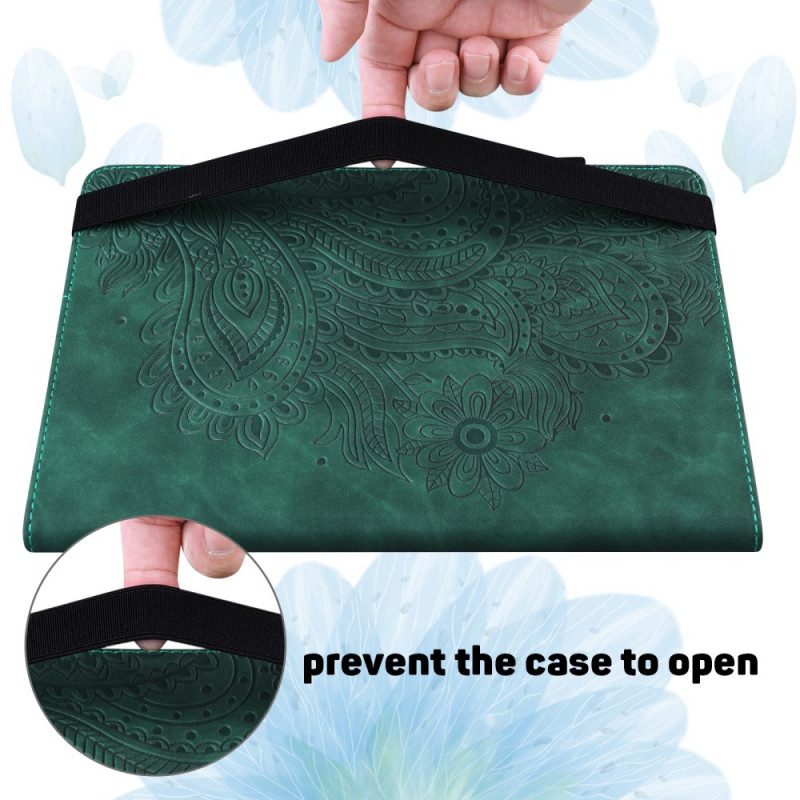 Folio Cover Samsung Galaxy Tab A8 (2021) Fiore Stilizzato
