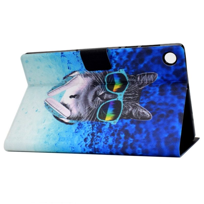 Folio Cover Samsung Galaxy Tab A8 (2021) Gatto Da Discoteca