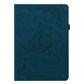Folio Cover Samsung Galaxy Tab A8 (2021) Motivo Stampato Farfalle