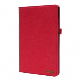 Folio Cover Samsung Galaxy Tab A8 (2021) Trama Tessuta