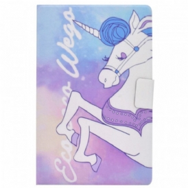 Folio Cover Samsung Galaxy Tab A8 (2021) Unicorno Di Fantasia