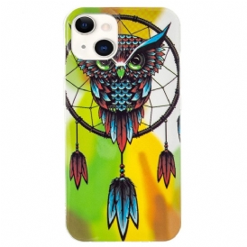 Cover iPhone 15 Plus Acchiappasogni Fluorescente