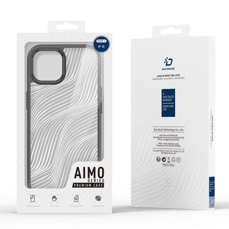 Cover iPhone 15 Plus Aimo Serie Dux Ducis