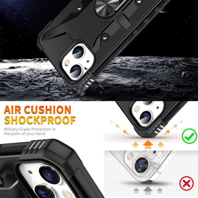 Cover iPhone 15 Plus Anello Di Supporto Magnetico