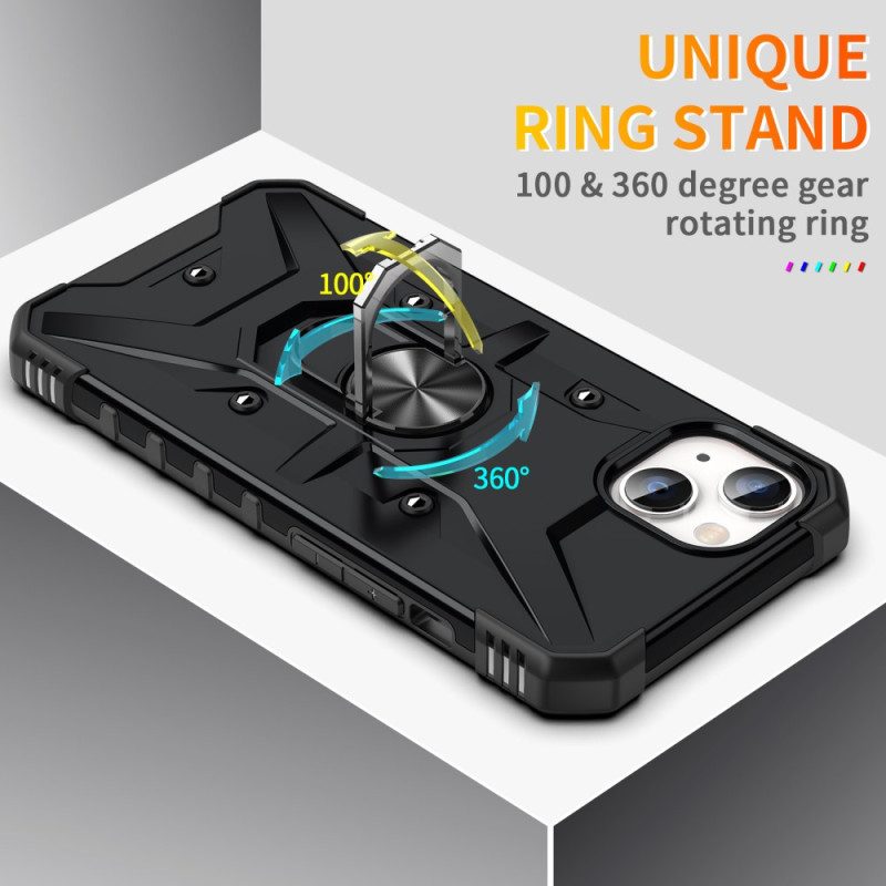 Cover iPhone 15 Plus Anello Di Supporto Magnetico