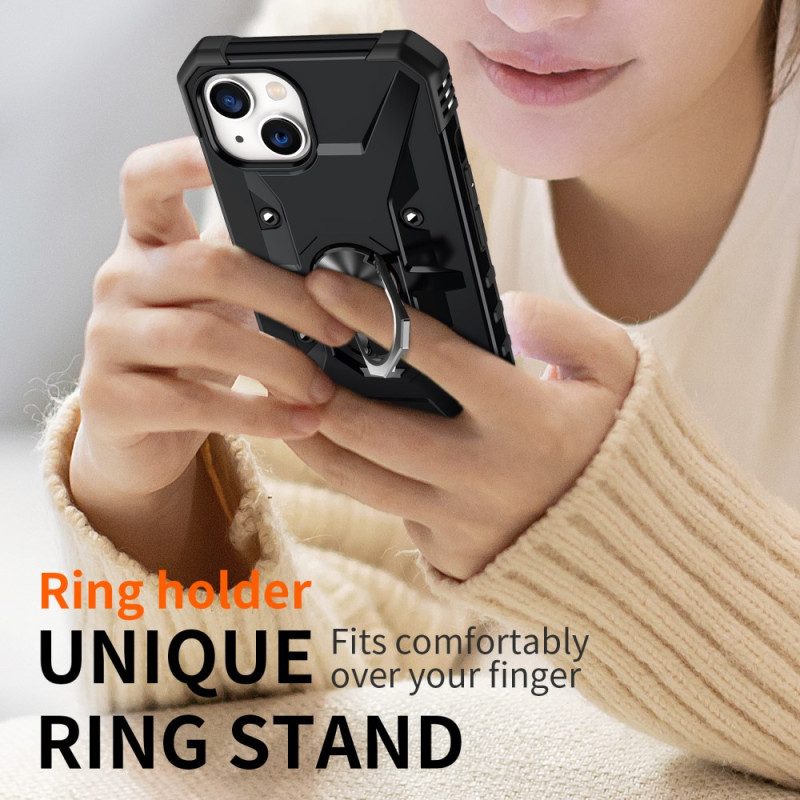 Cover iPhone 15 Plus Anello Di Supporto Magnetico