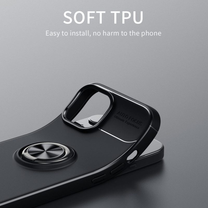 Cover iPhone 15 Plus Anello Rotante