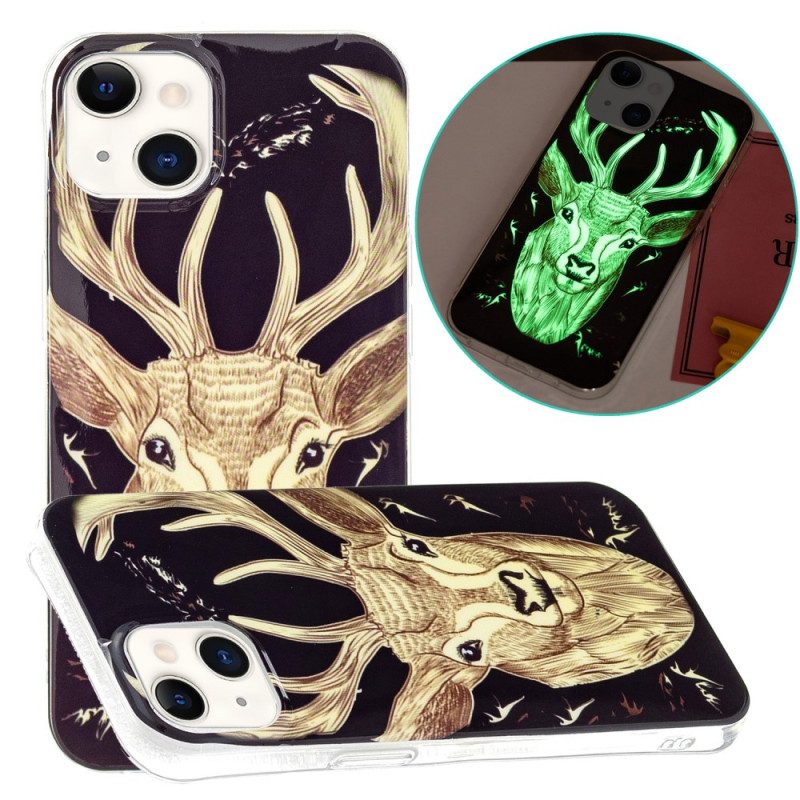 Cover iPhone 15 Plus Cervo Fluorescente