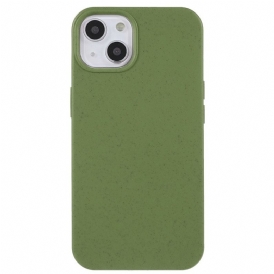 Cover iPhone 15 Plus Design Con Paglia Di Grano