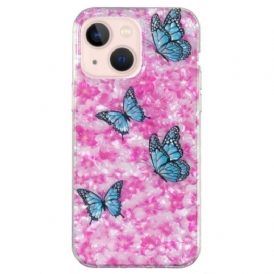 Cover iPhone 15 Plus Fiori E Farfalle