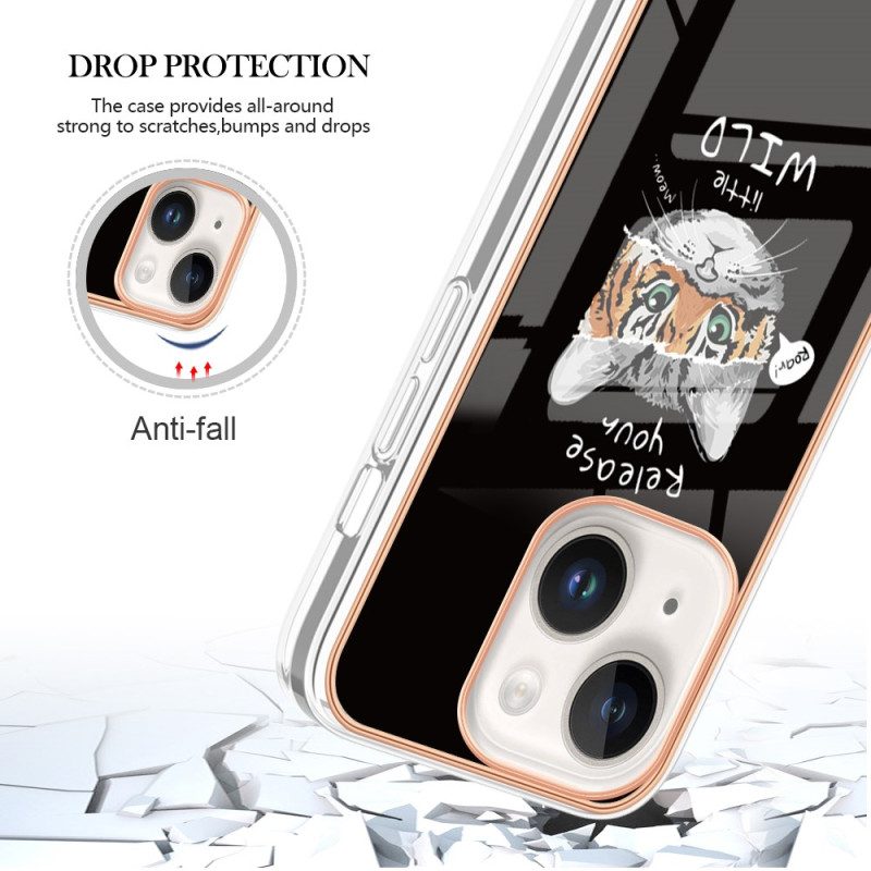 Cover iPhone 15 Plus Gatto/tigre