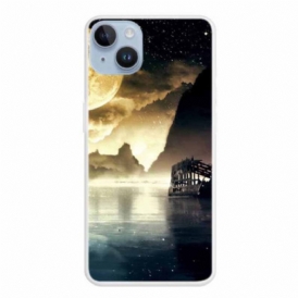 Cover iPhone 15 Plus Luna Piena