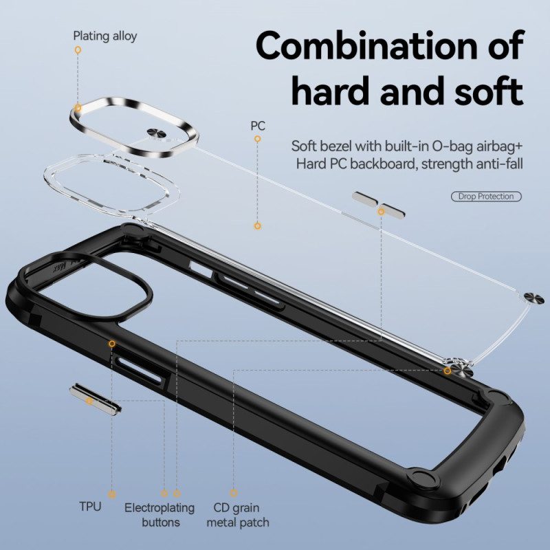 Cover iPhone 15 Plus Premium Trasparente