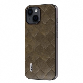Cover iPhone 15 Plus Stile Tessuto Abeel