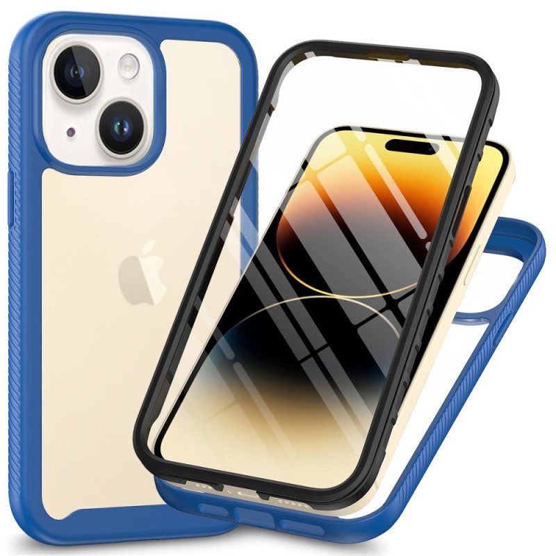 Cover iPhone 15 Plus Trasparente Con Pellicola Per Schermo