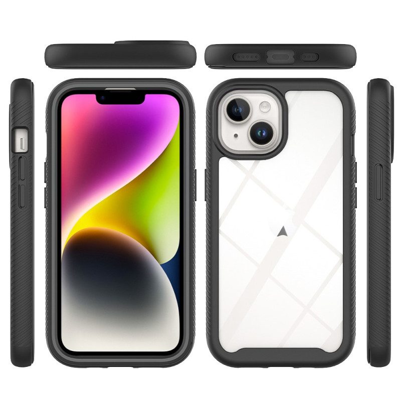 Cover iPhone 15 Plus Trasparente Con Pellicola Per Schermo
