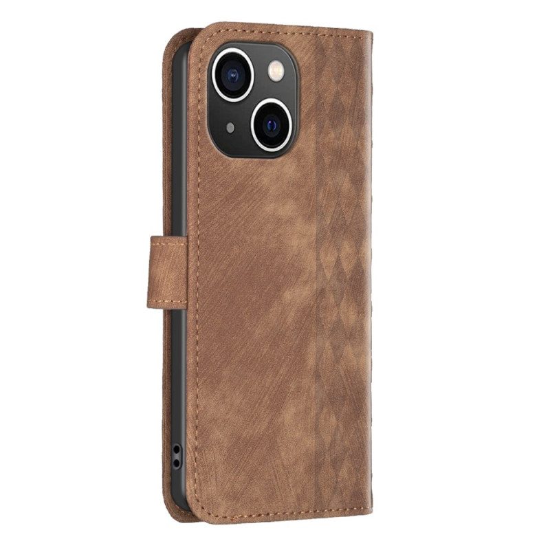 Custodia in pelle iPhone 15 Plus Stile Vintage