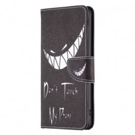 Custodia in pelle iPhone 15 Plus Telefono Malvagio