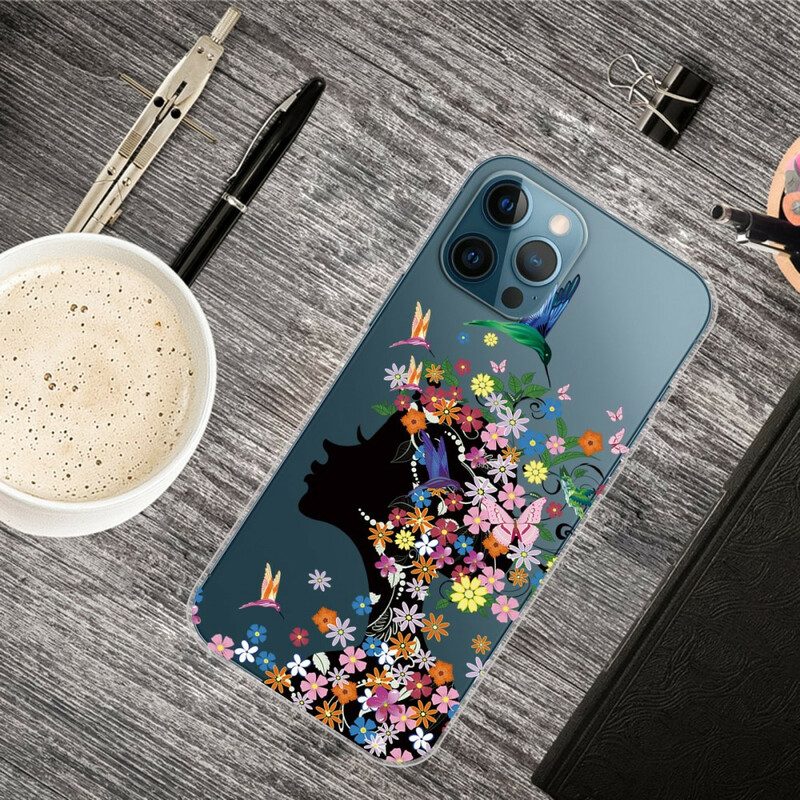 Cover iPhone 13 Pro Max Bella Testa Di Fiore