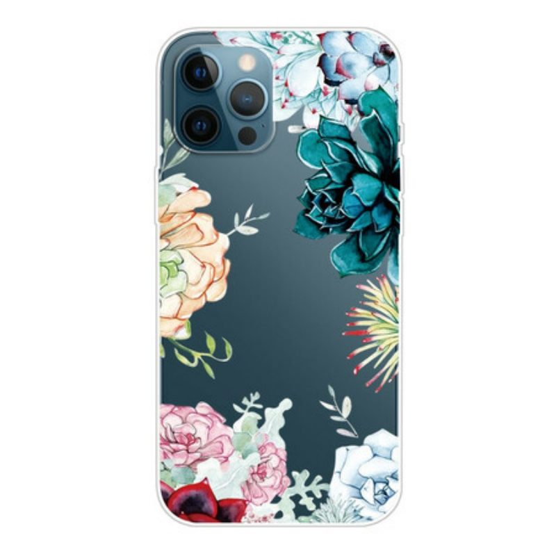 Cover iPhone 13 Pro Max Fiori Dell'acquerello